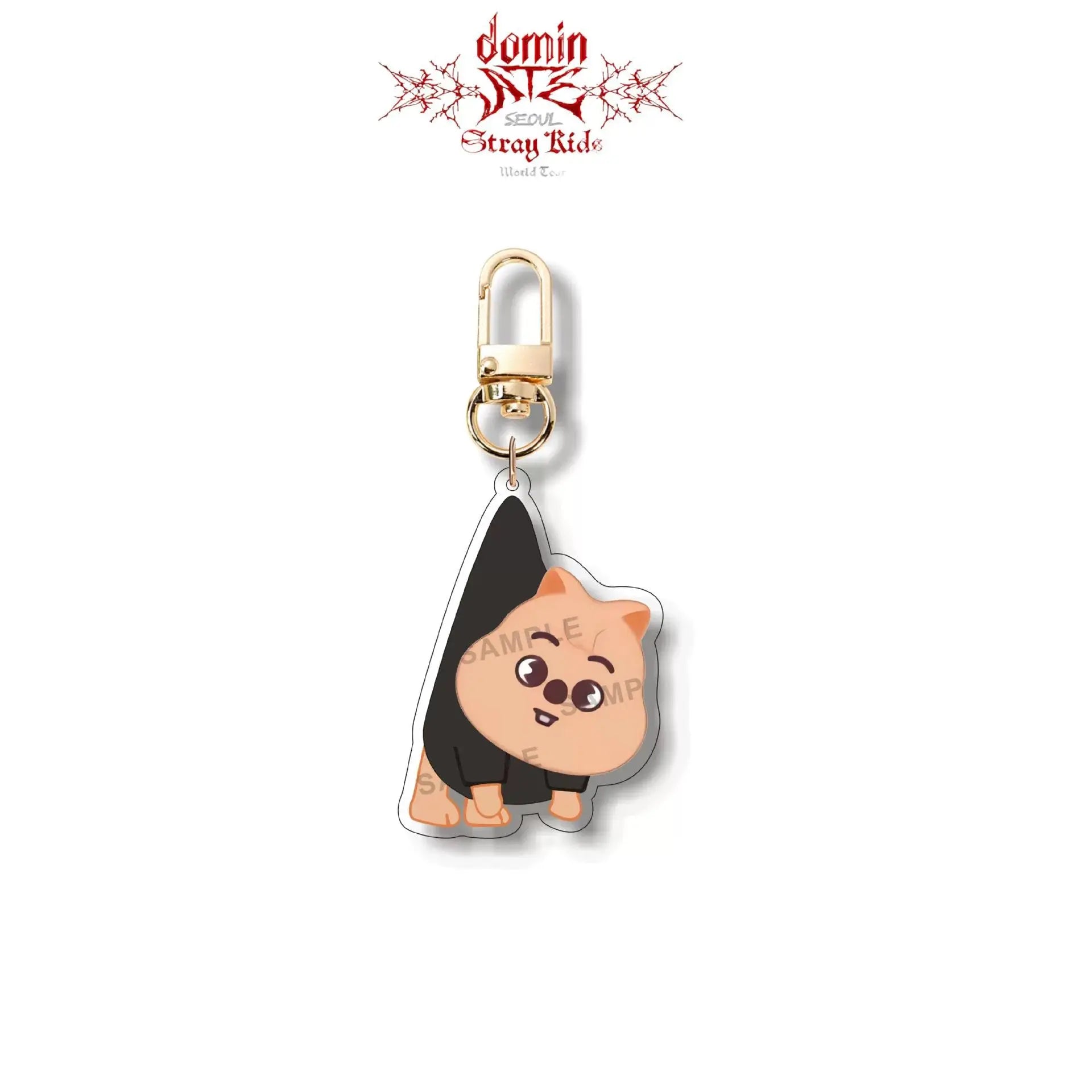 Stray Kids SKZoo 2025 new double-sided acrylic keychain, children's couple birthday gift key bag pendant, fan collection.